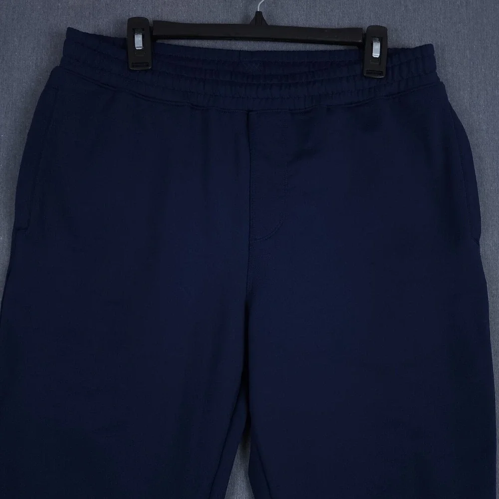 Rhone Micro Terry Sweatpants Mens Large Navy Blue Elastic Waist‎ Track Pants